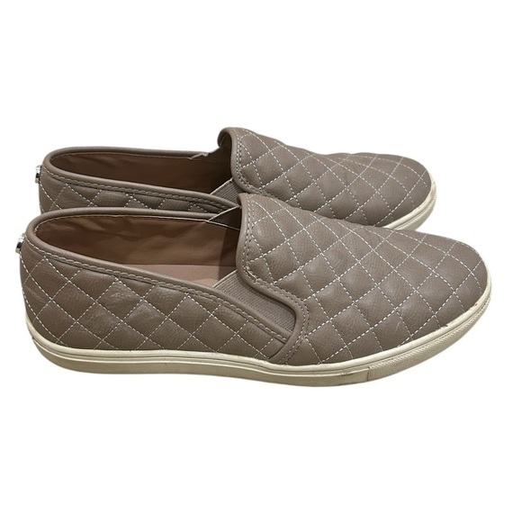 Steve Madden quilted slip on sneaker Ecentrcq taupe vegan leather size 11 - Picture 2 of 12